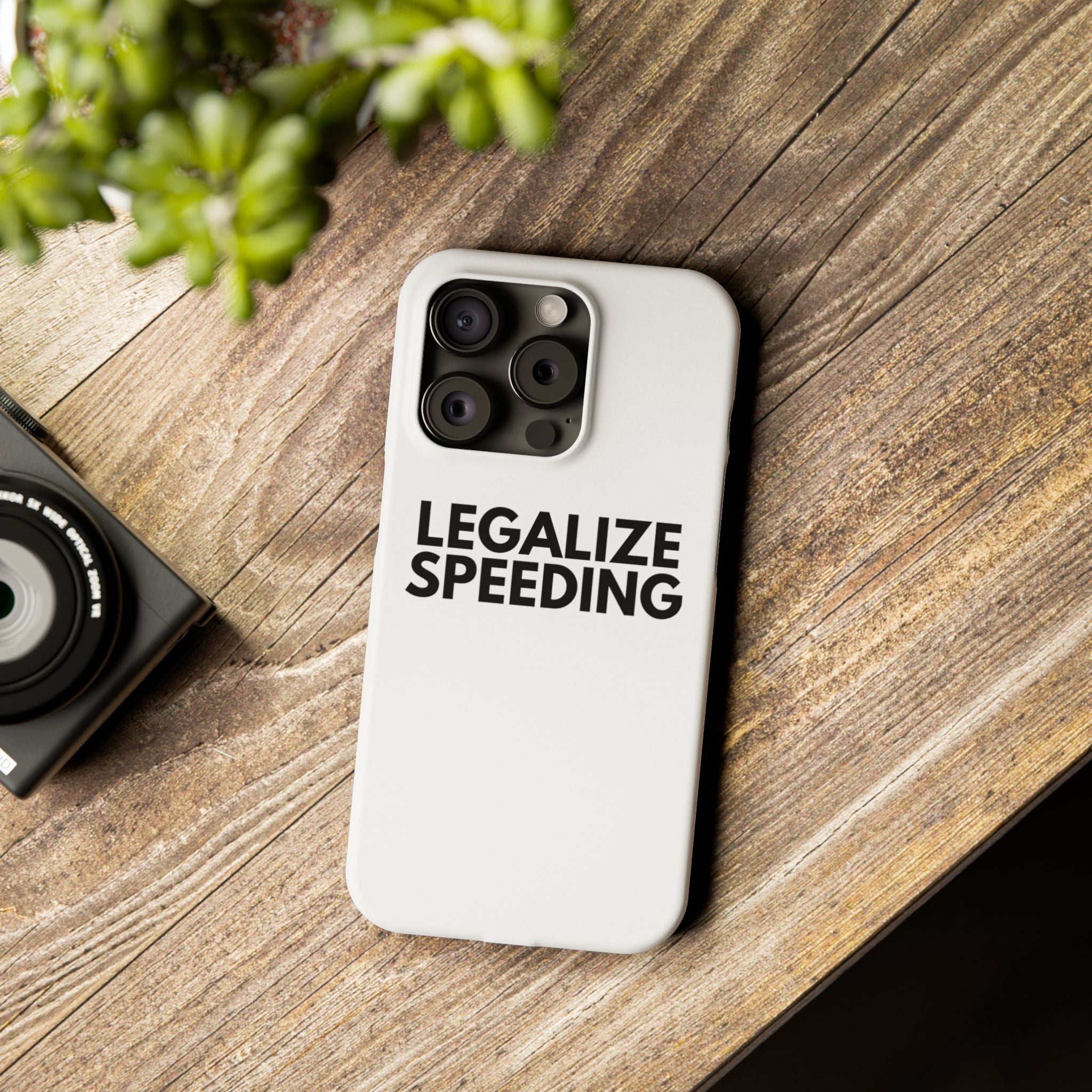 "Legalize Speeding" iPhone Case