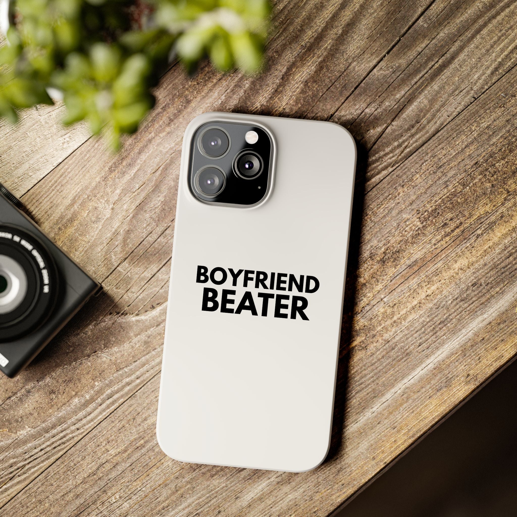 "Boyfriend Beater" iPhone Case