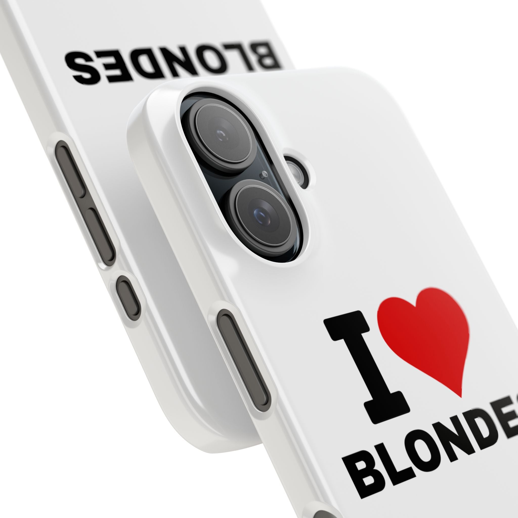 "I Love Blondes" iPhone Case