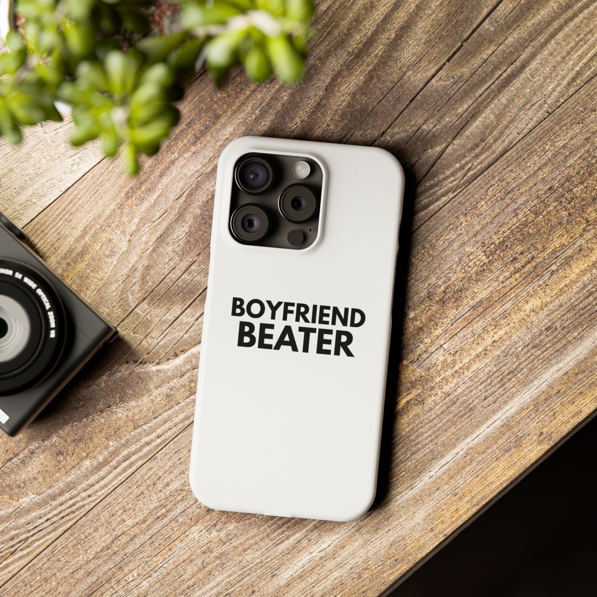 "Boyfriend Beater" iPhone Case